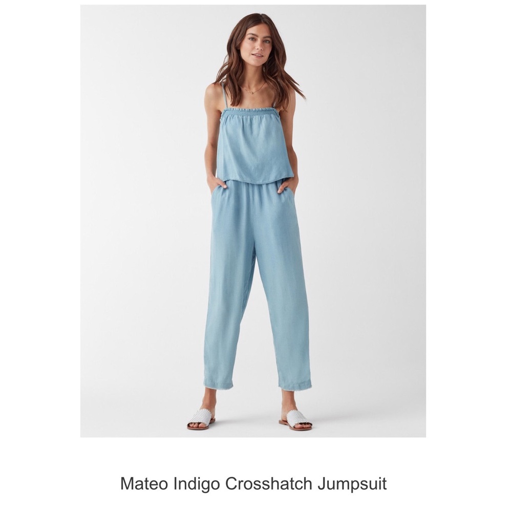 Splendid light blue jumpsuit